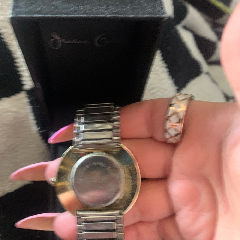 Colorful Watch with Rhinestone Bezel - Picture 6 of 8
